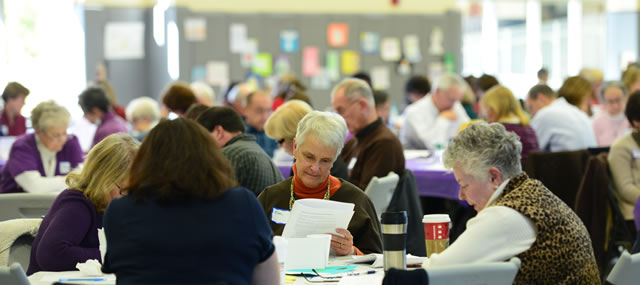 Parishioners on Retreat